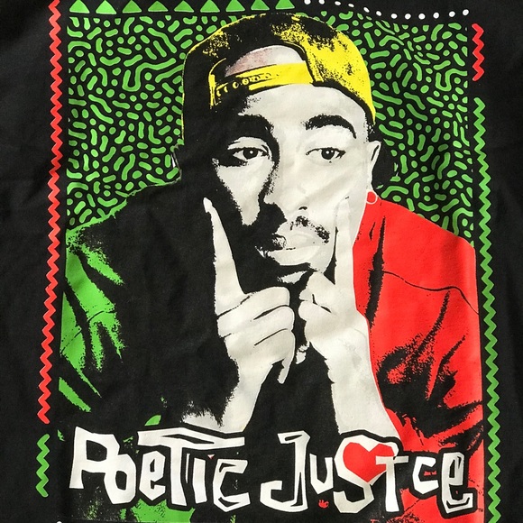 Tupac Poetic Justice LS T-shirt - Picture 2 of 3